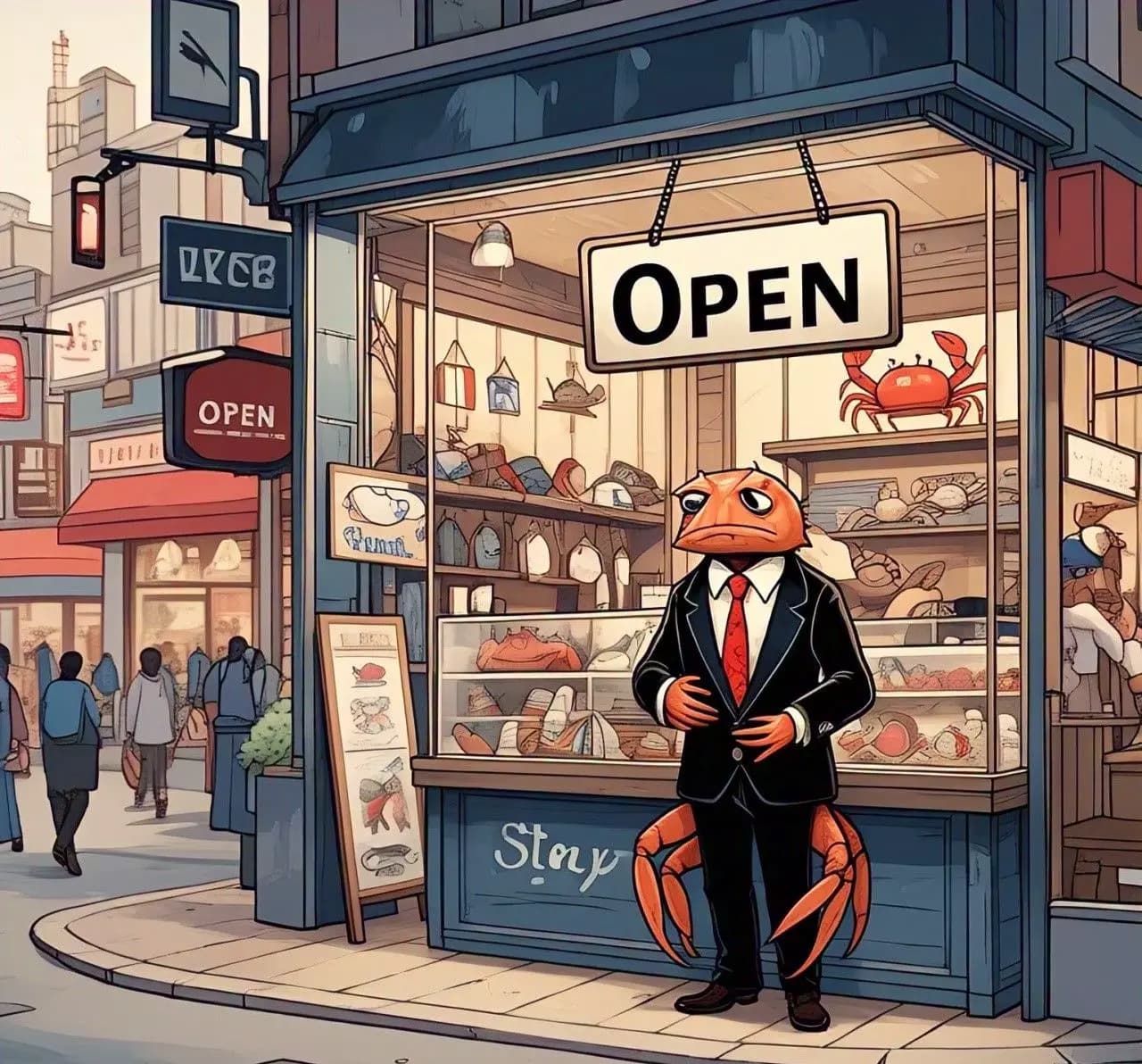 crab not getting customers