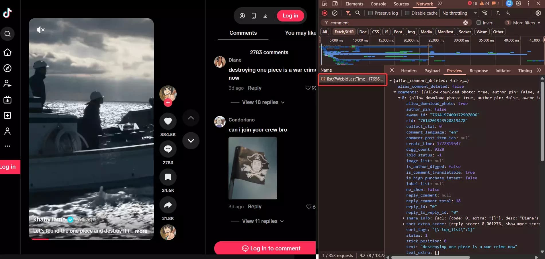 2 ways to scrape TikTok comments - Build your own scraper image7