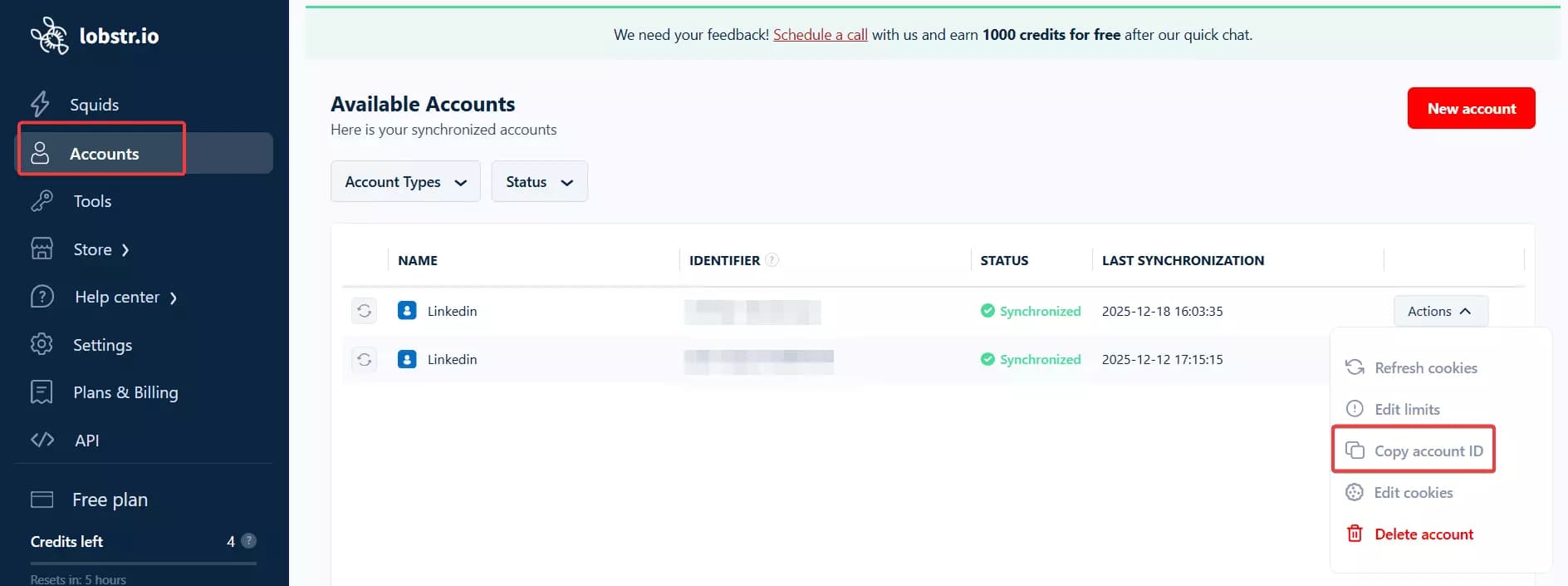How to scrape LinkedIn profiles with Python using Lobstr.io’s API [Step by step tutorial] - Step 3B: Add crawler parameters