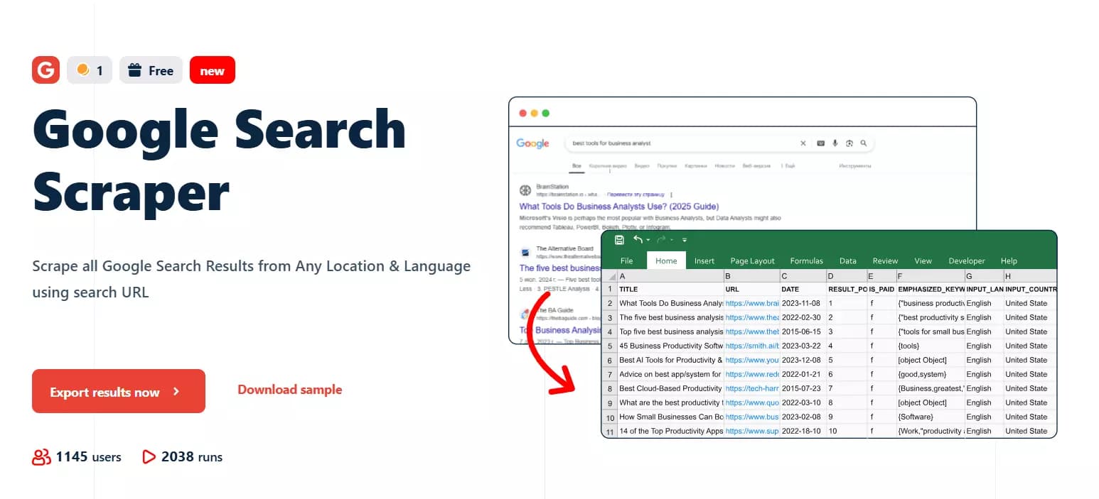 How to collect Google search results at scale with Lobstr.io