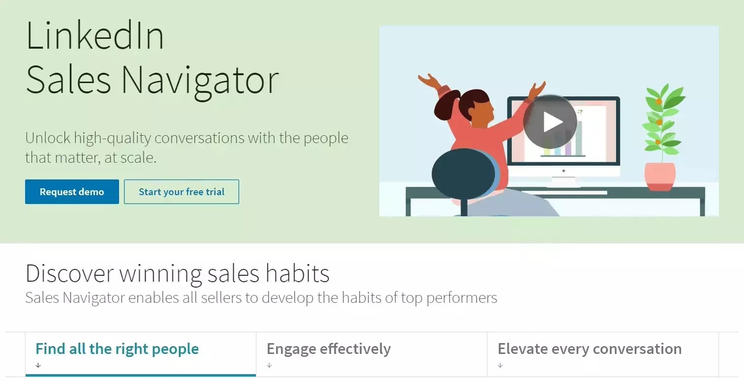 Top 10 B2B data providers - 7. LinkedIn Sales Navigator