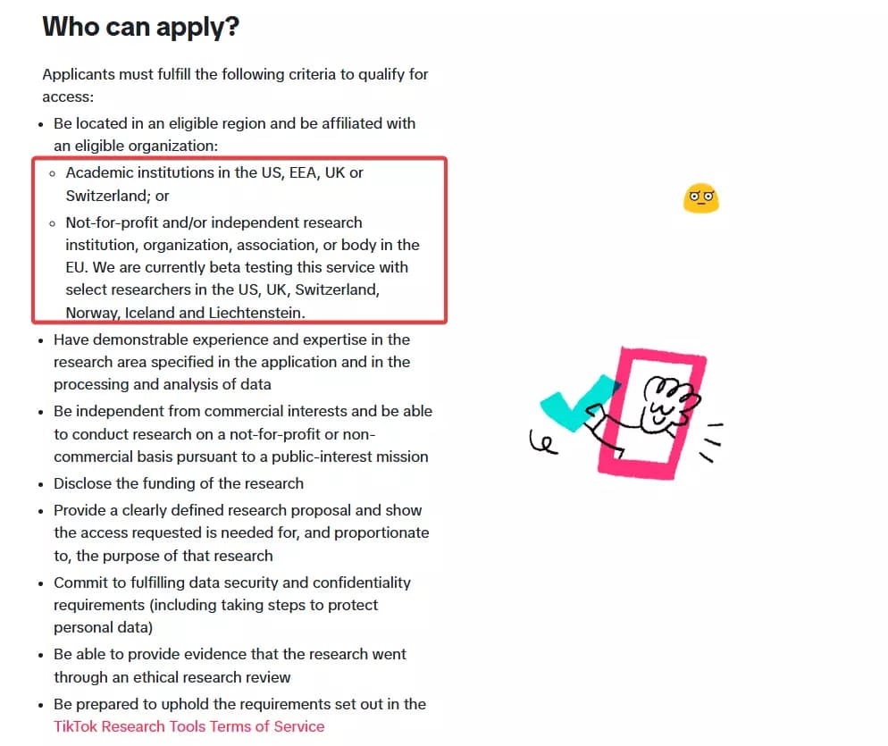 Does TikTok offer an official API for comments? image2