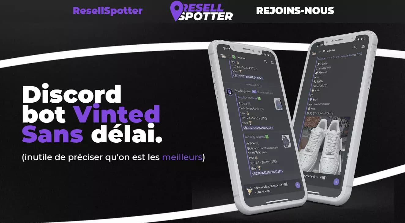 Best Vinted product scraping bot - ResellSpotter