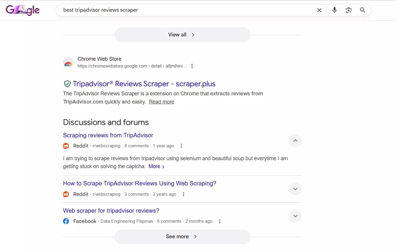 2 ways to scrape TripAdvisor reviews - Use a ready-made scraper