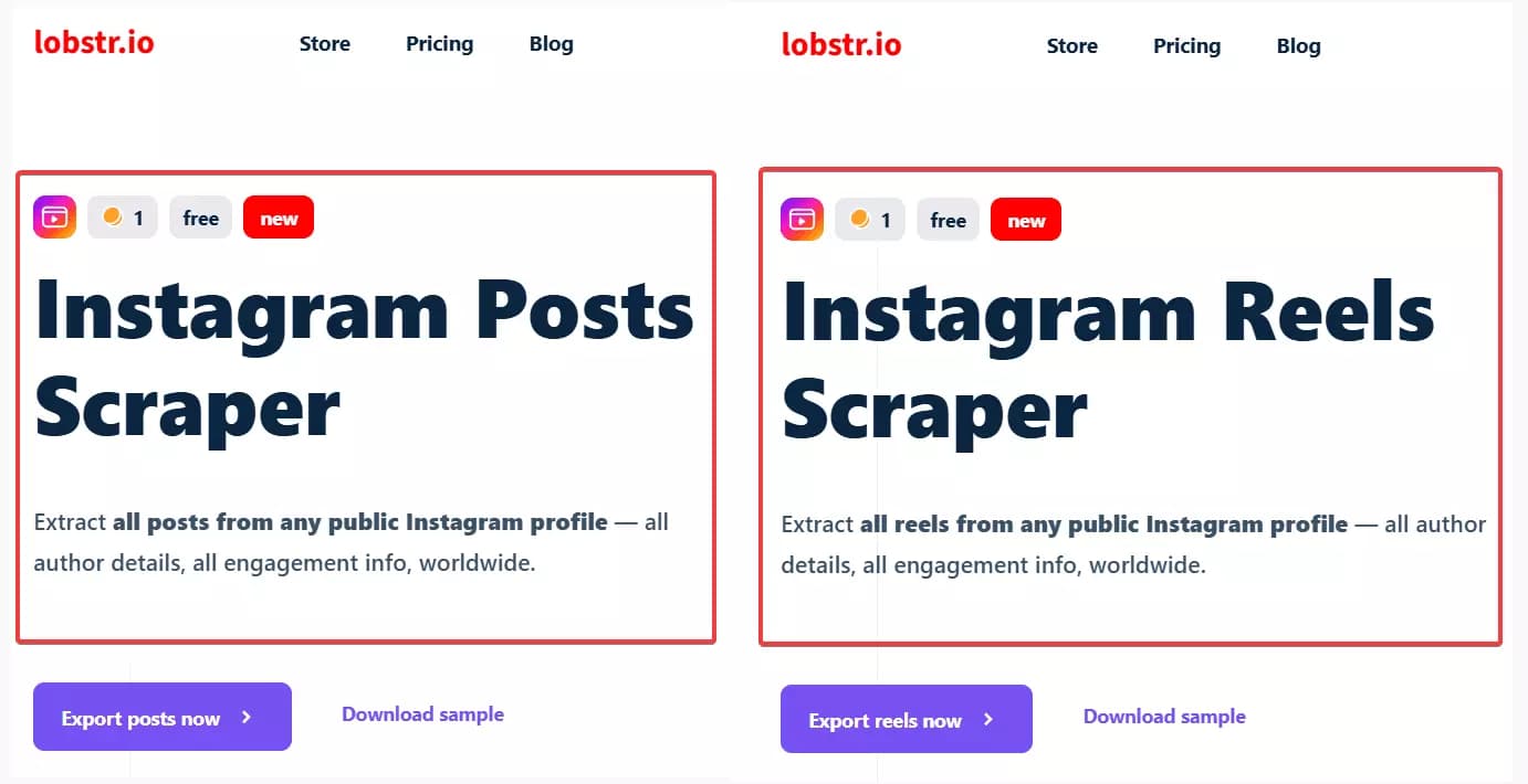 How to scrape all posts and Reels from an Instagram account?