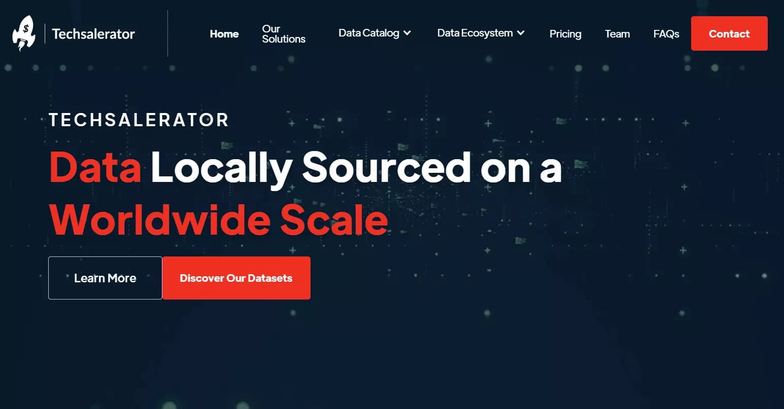 9 other B2B data providers worth trying - 19. Techsalerator