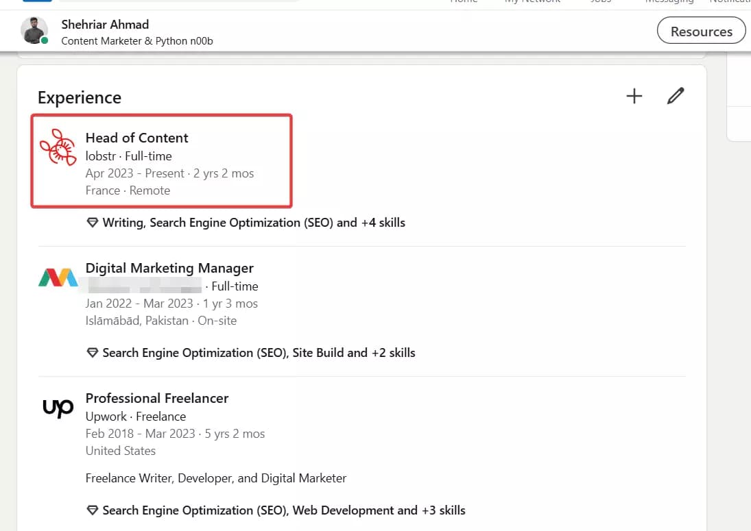 How to export followers from any LinkedIn company page - Step 2: Use advanced search filters to find followers image7