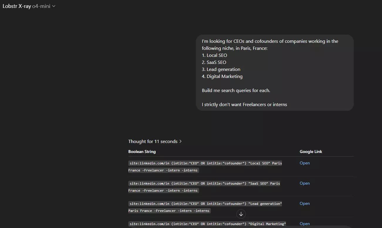 How to collect Google search results at scale with Lobstr.io - 2. Add tasks image17