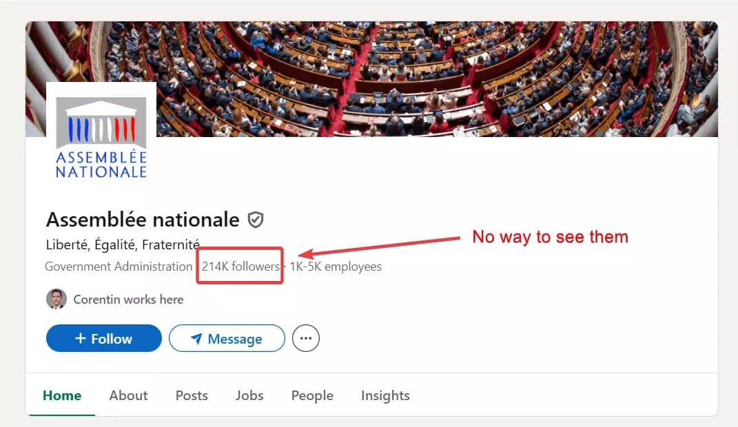 Does LinkedIn allow you to export company page followers? image4