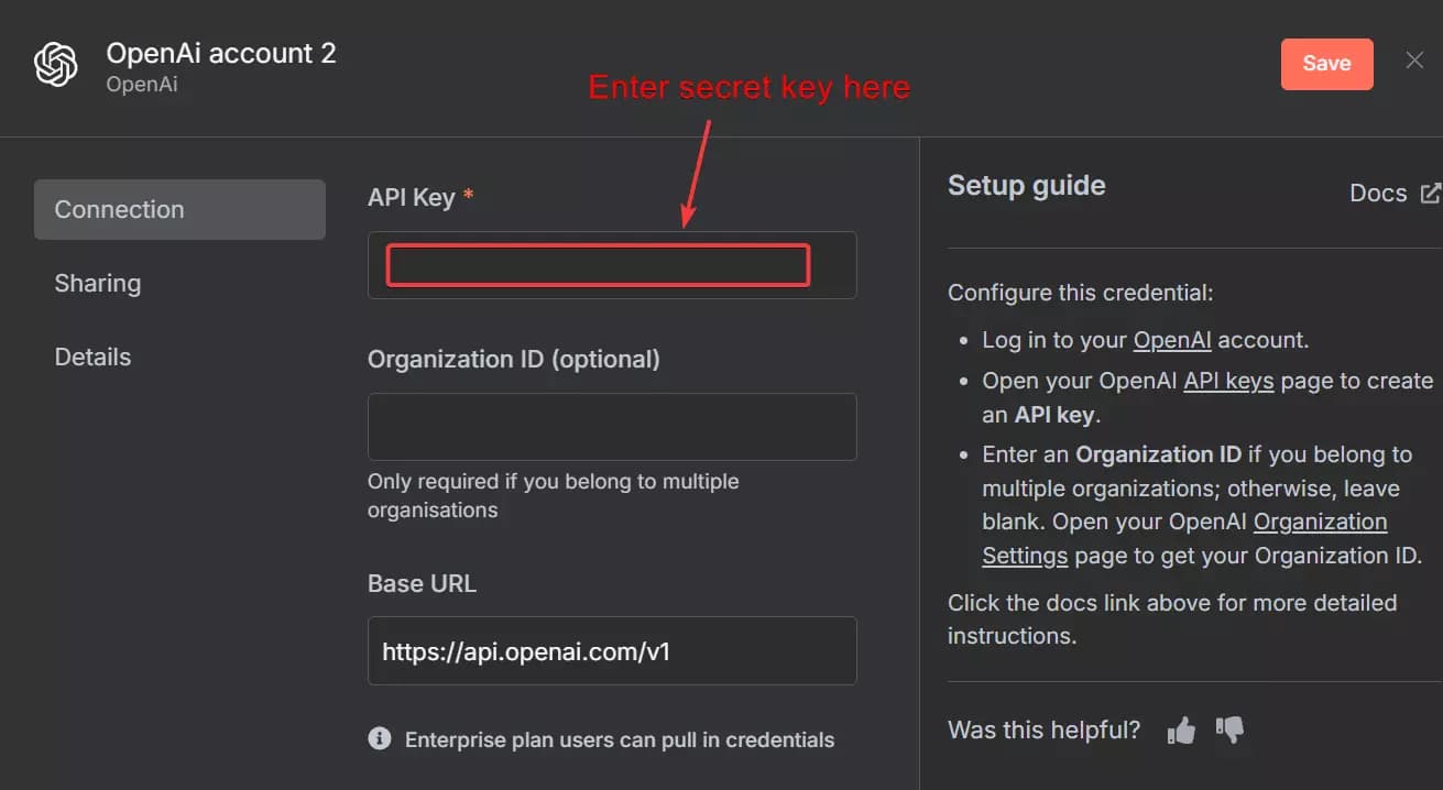 How to make a smart LinkedIn X-ray bot to automate the entire workflow? - 2. Set up credentials in n8n image31
