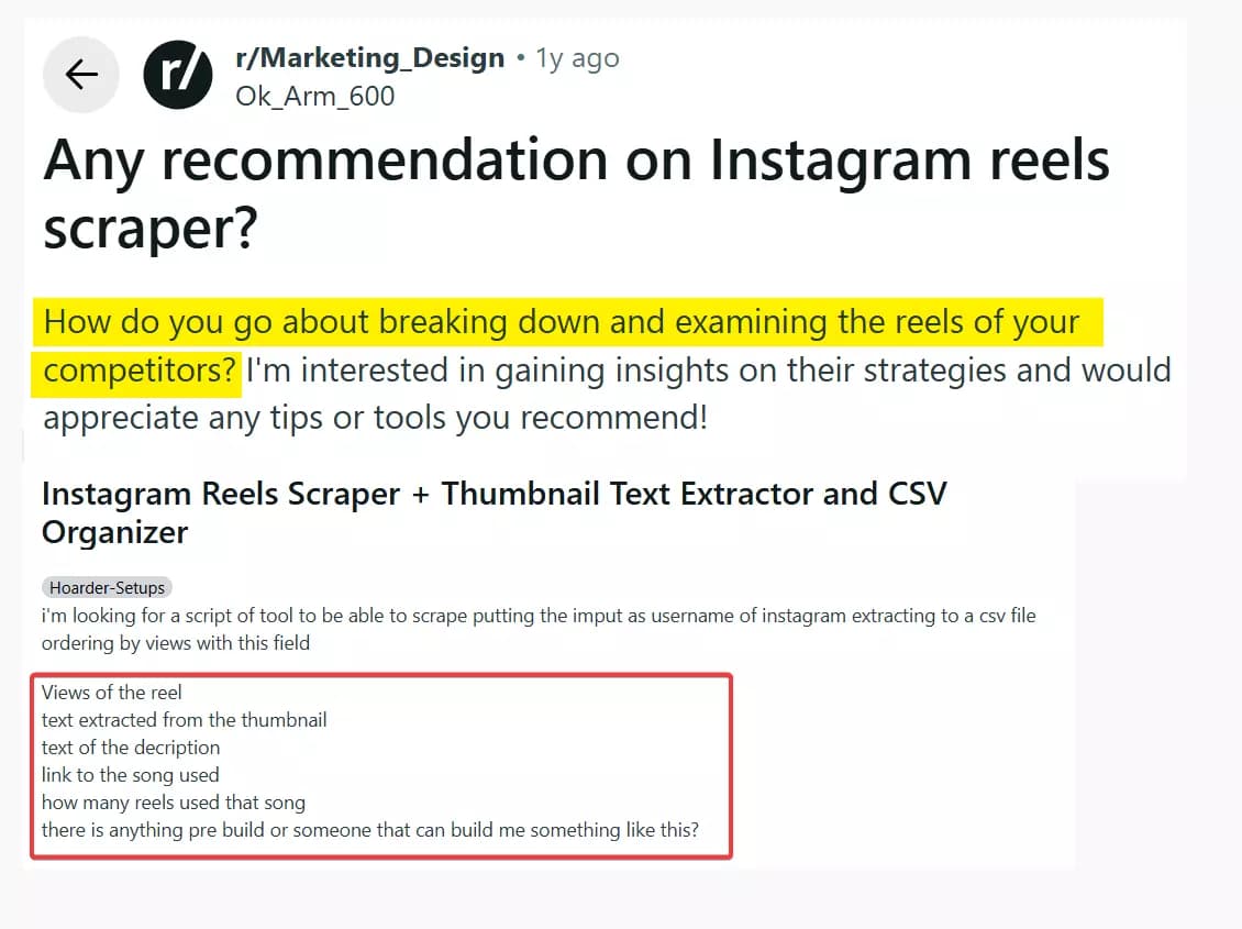 How to Scrape Instagram Reels from any Profile in 2026 [No Code] image1