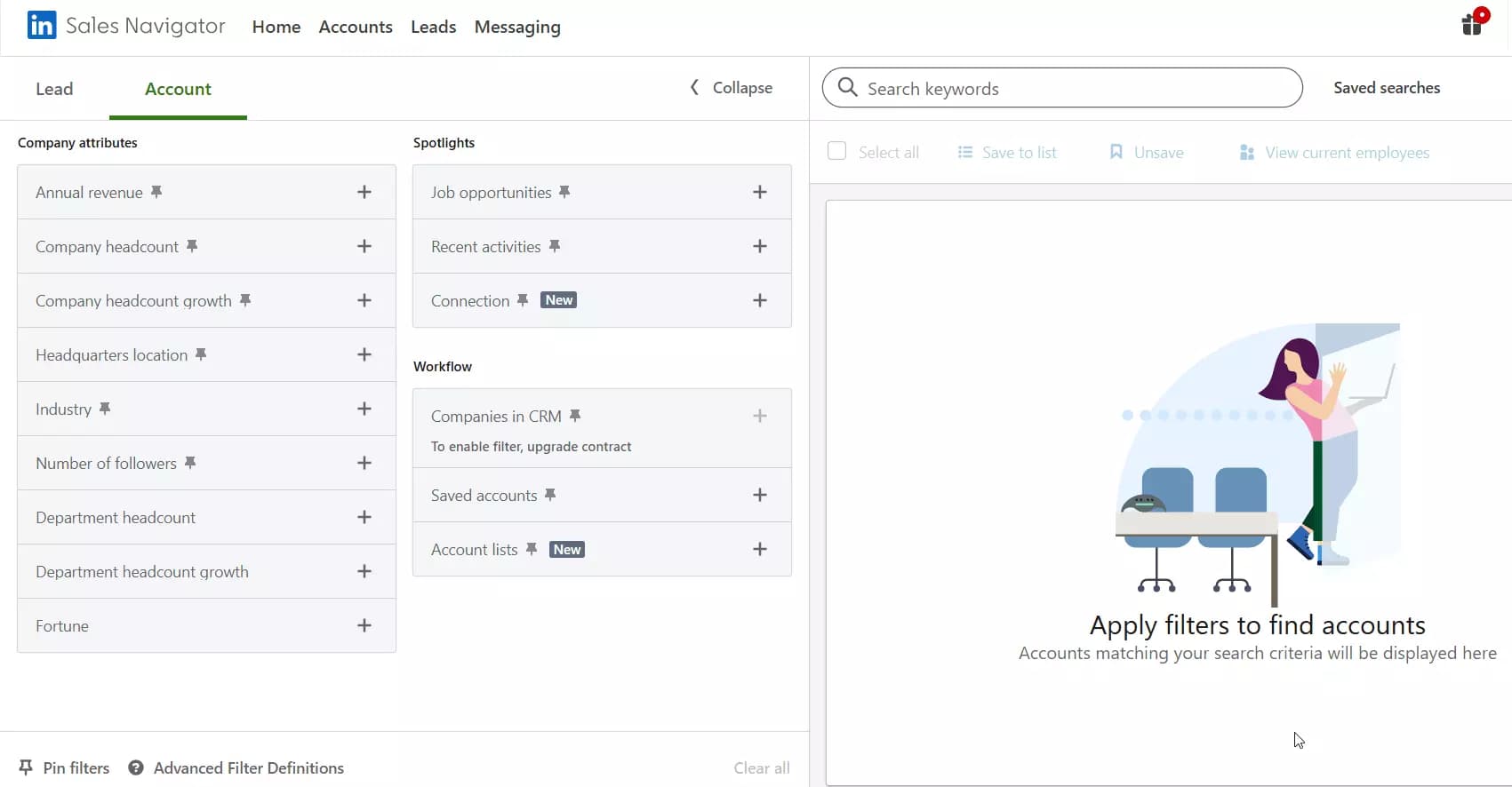 Why would you need to scrape Sales Navigator companies data?