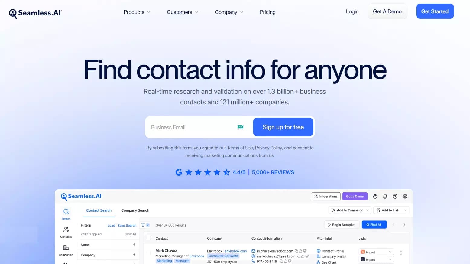 9 other B2B data providers worth trying - 14. Seamless