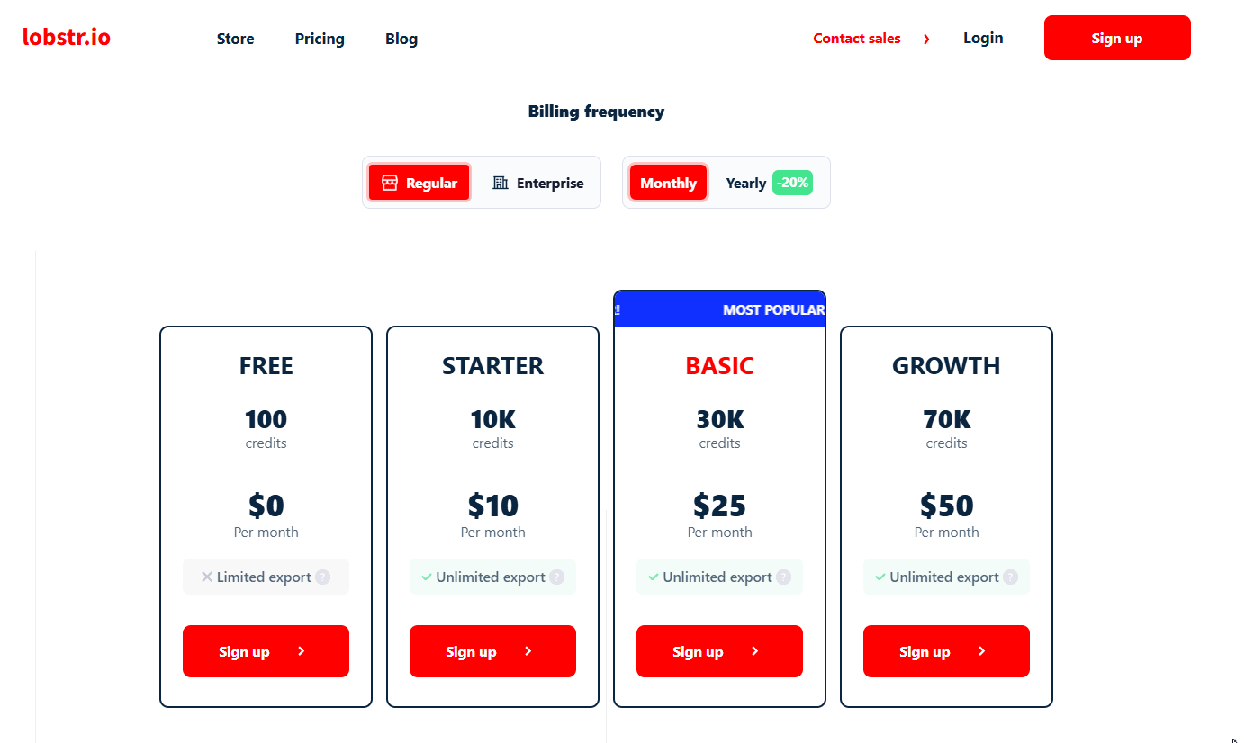 How much does Lobstr.io cost? image11
