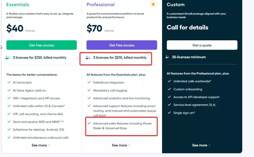 4 Best cold calling software of 2025 - Pricing image40