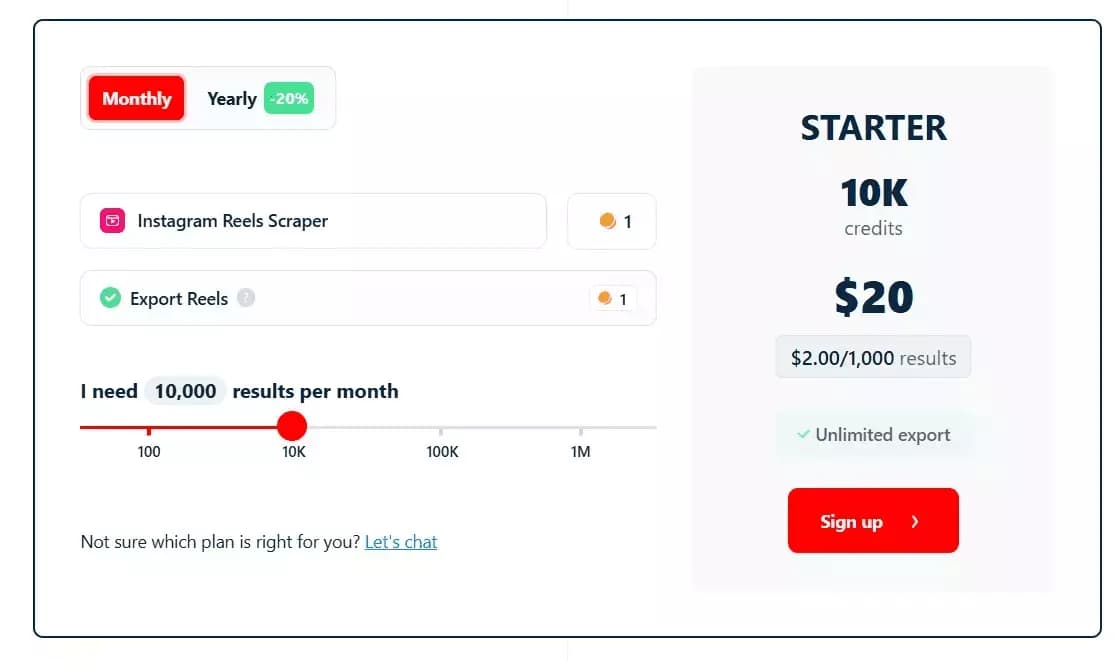 🏷 Tagged Users - Pricing