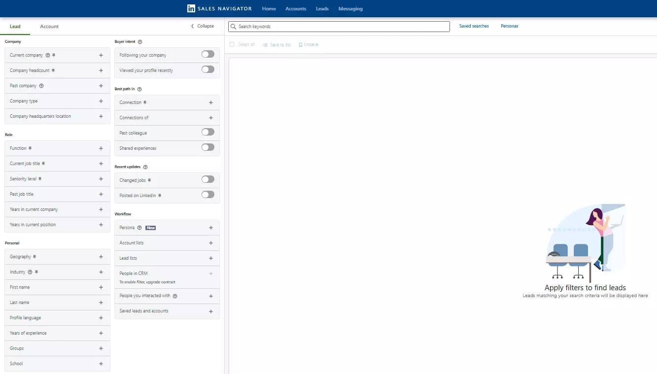 Part 1: LinkedIn bot for lead collection - Finding leads with Sales Navigator