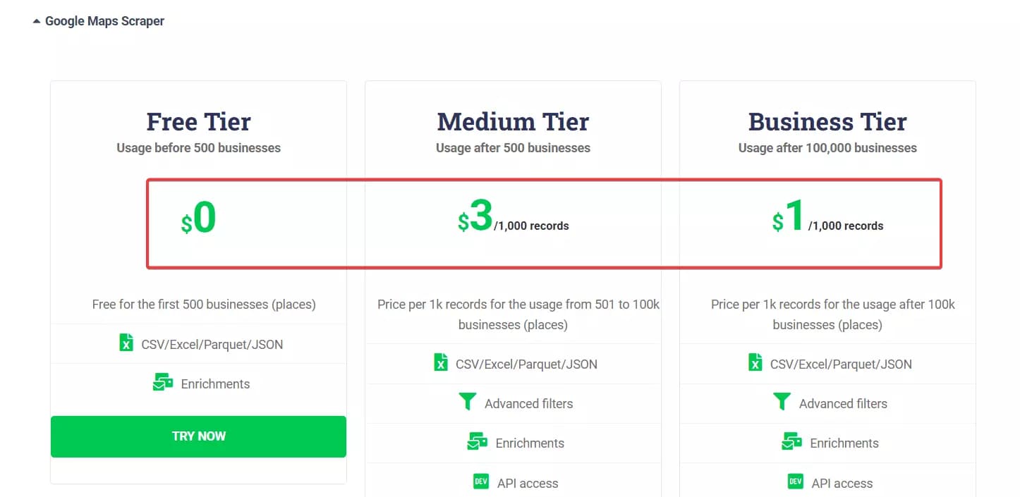6 best Lobstr.io alternatives - How much does Outscraper cost?