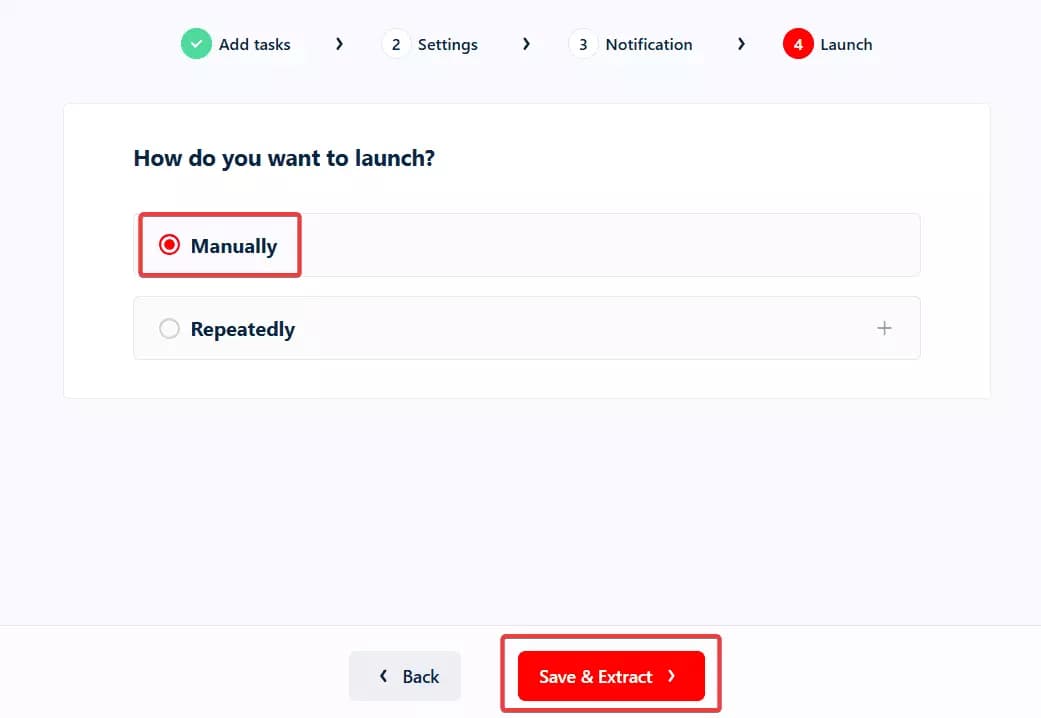 How to scrape Instagram profiles using Lobstr.io [Step by Step Guide] - Step 3: Launch image20