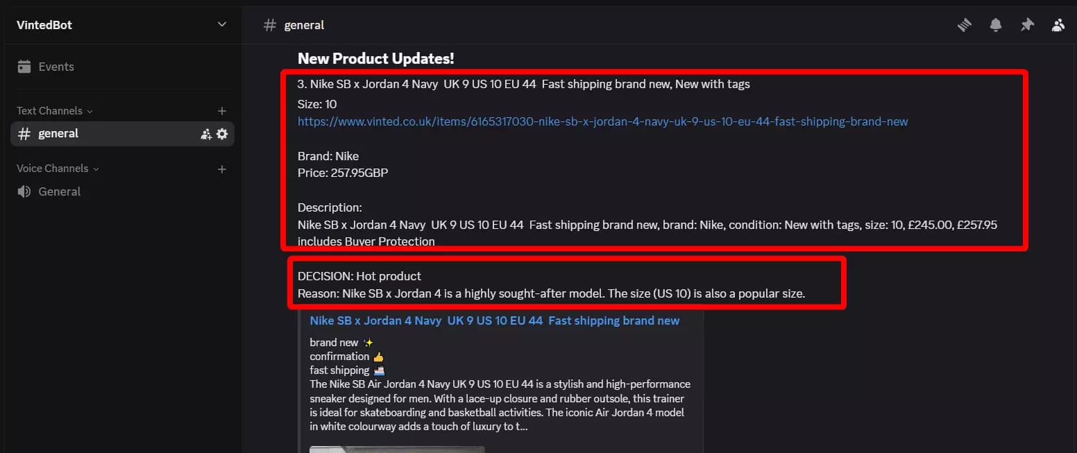 Building an AI Agent to automate Vinted Reselling - Configuring AI agent image40