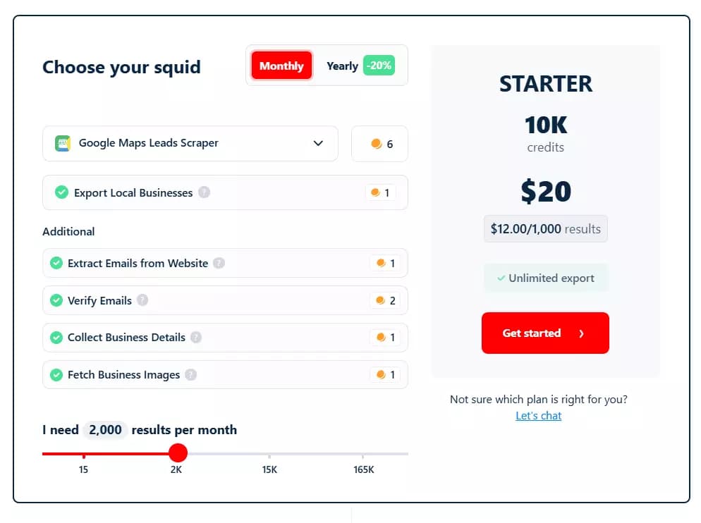 Lobstr.io: Best Outscraper Alternative - Pricing image18