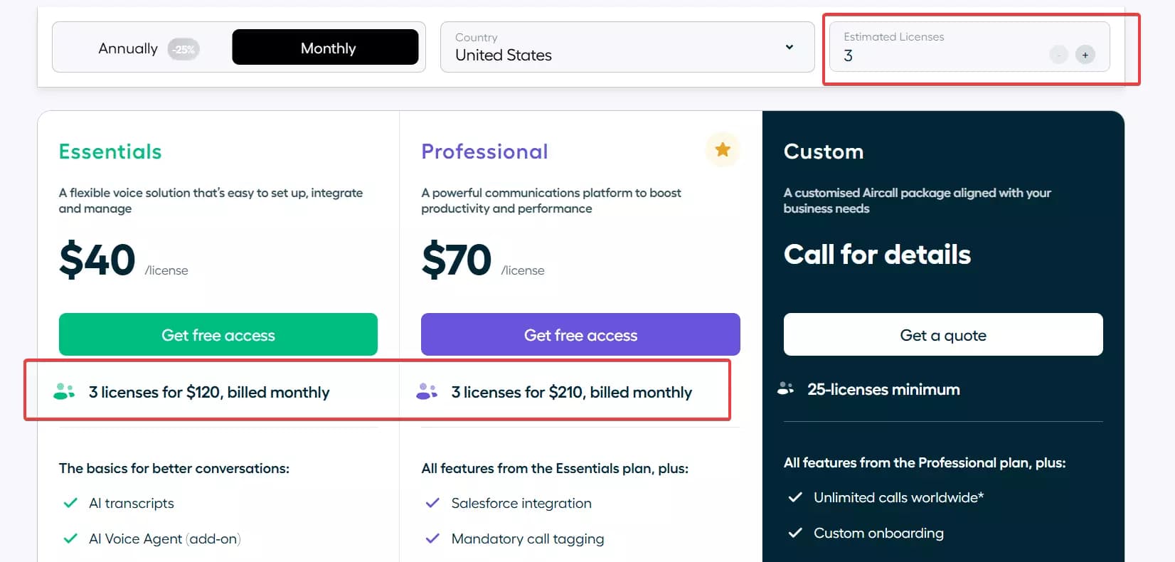 4 Best cold calling software of 2025 - Pricing image39