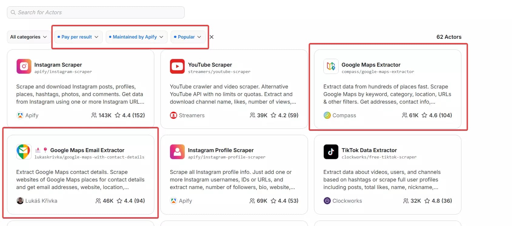 6 best Lobstr.io alternatives - How much does Apify cost? image34
