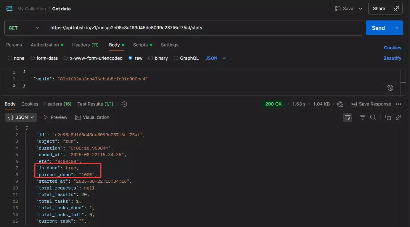Best Sales Navigator APIs for data collection at scale - Start Run image34