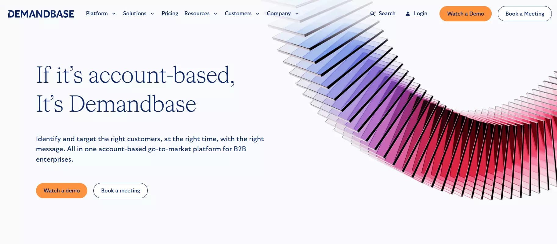 9 other B2B data providers worth trying - 12. Demandbase