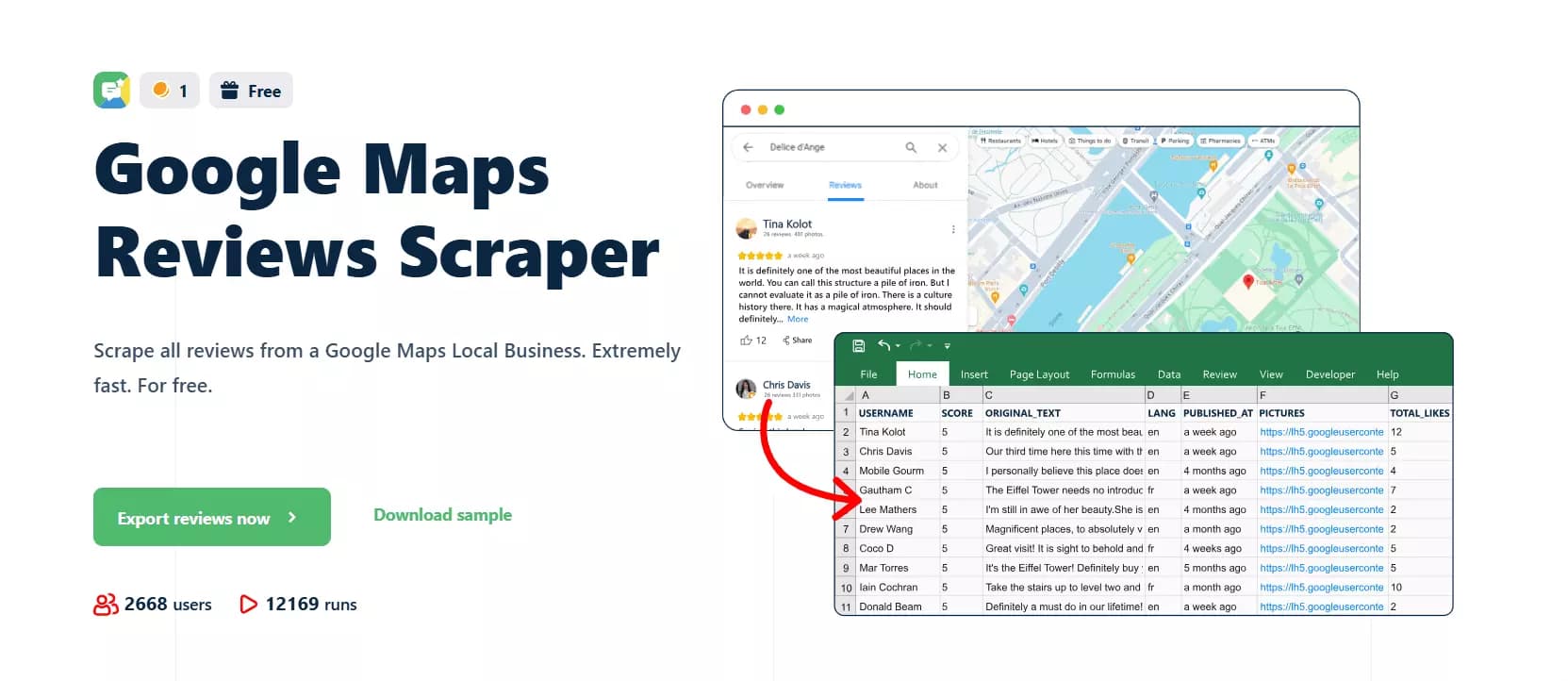 How to scrape Google Maps reviews using lobstr.io?