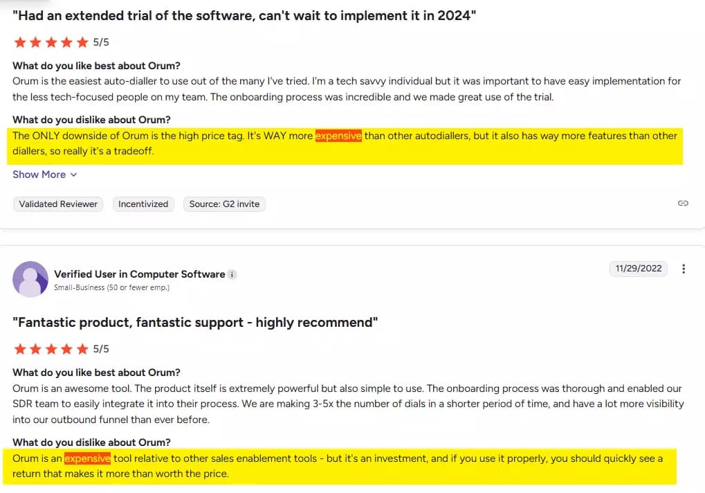 3 Dialers for cold calling that didn’t make it to the final list - How much does it cost? image49