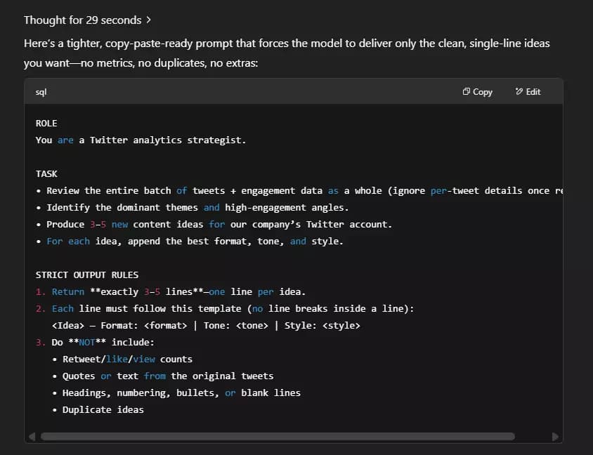 Finding content that performs - 2. Using AI to analyze data and find content ideas