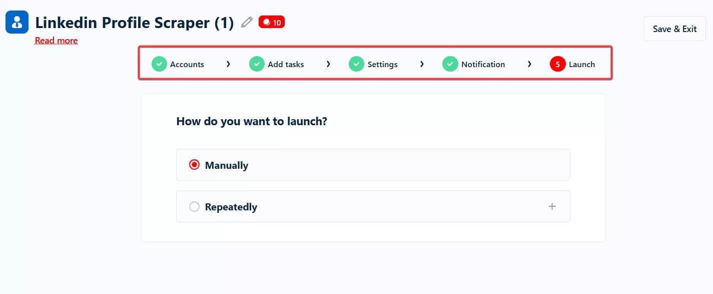 Best LinkedIn Profile Scrapers of 2026 - Ease of use image18