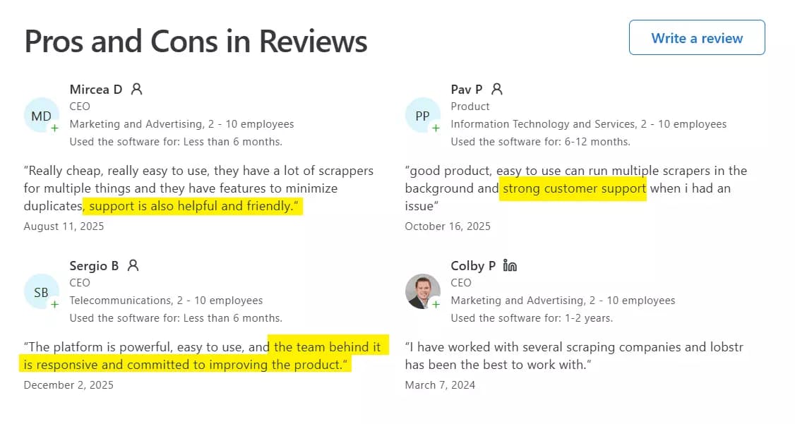 Best LinkedIn Profile Scrapers of 2026 - Customer Support