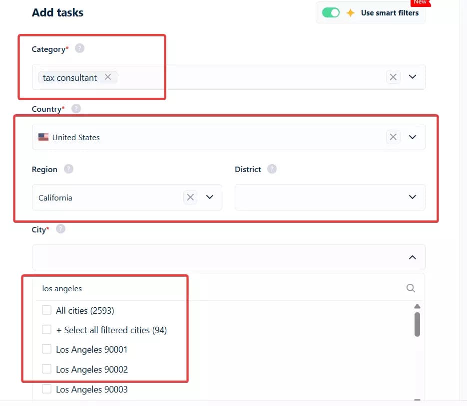 How to scrape Google Maps using lobstr.io (no coding needed) - Use smart filters image18