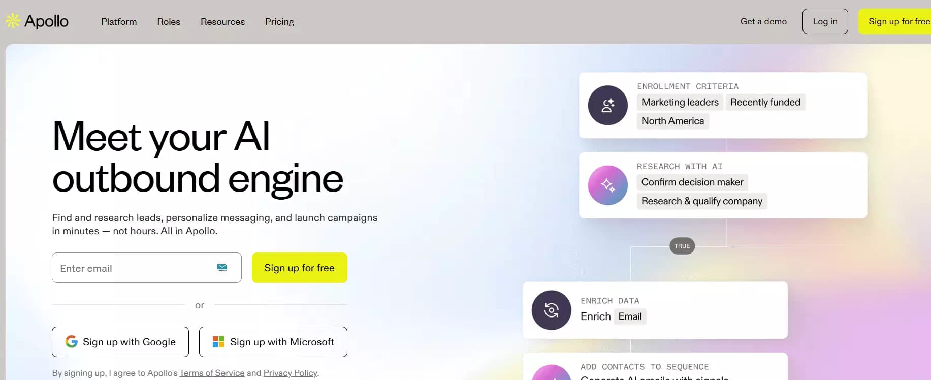 Top 10 B2B data providers - 4. Apollo.io