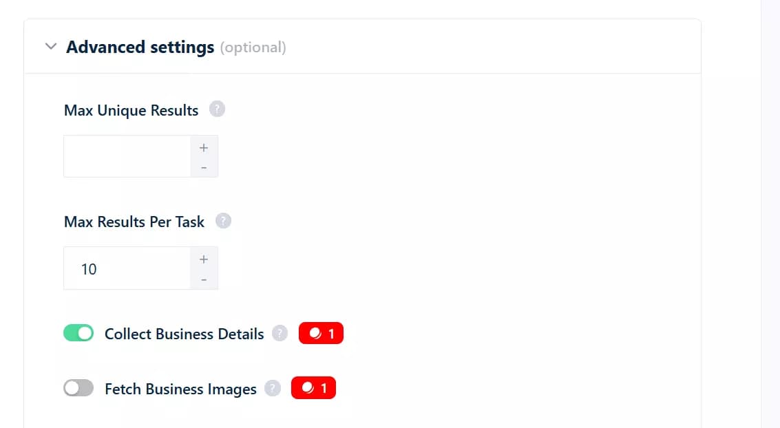 How to scrape Google Maps using lobstr.io (no coding needed) - Search region & language image25