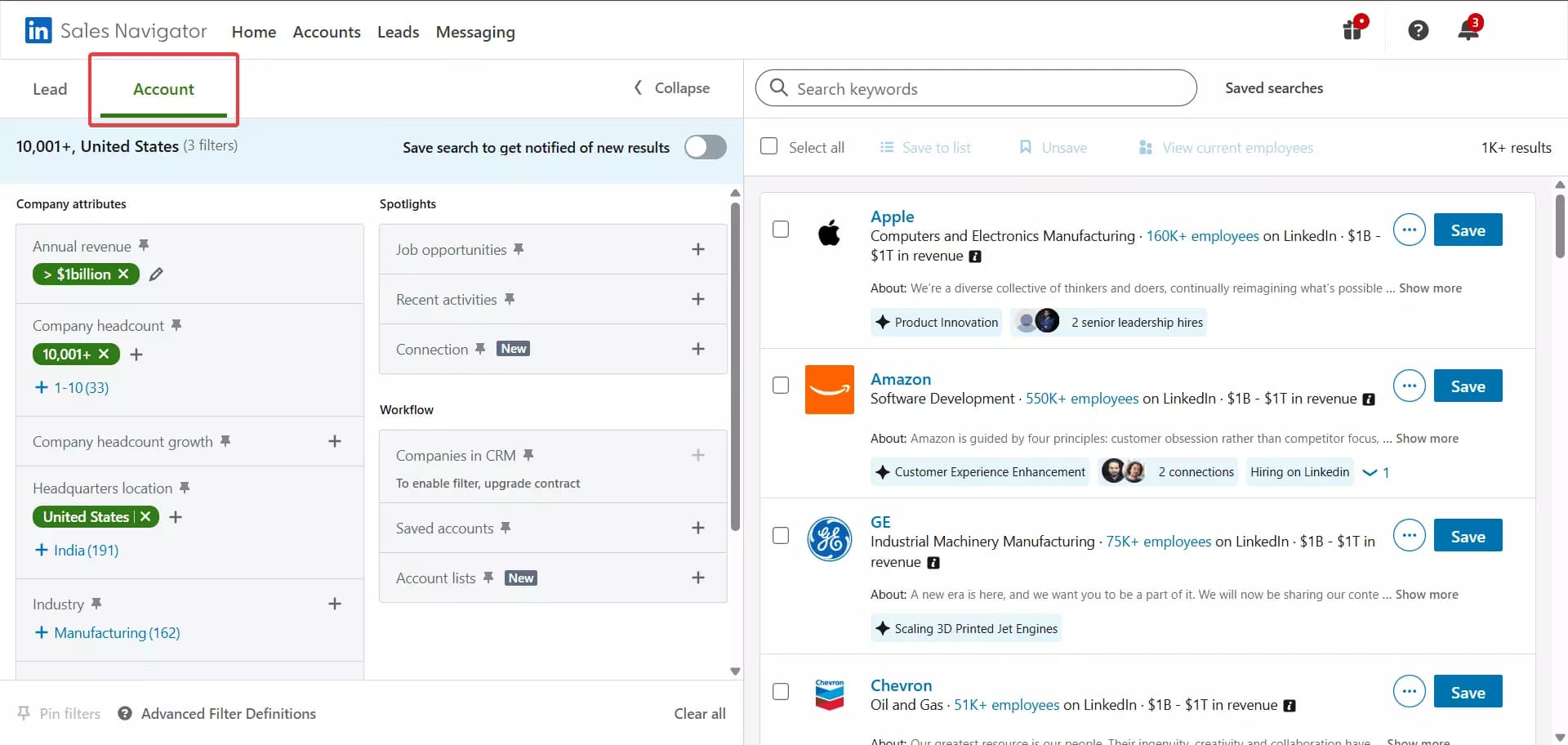 Update #1 – New Sales Navigator Companies Scraper image2