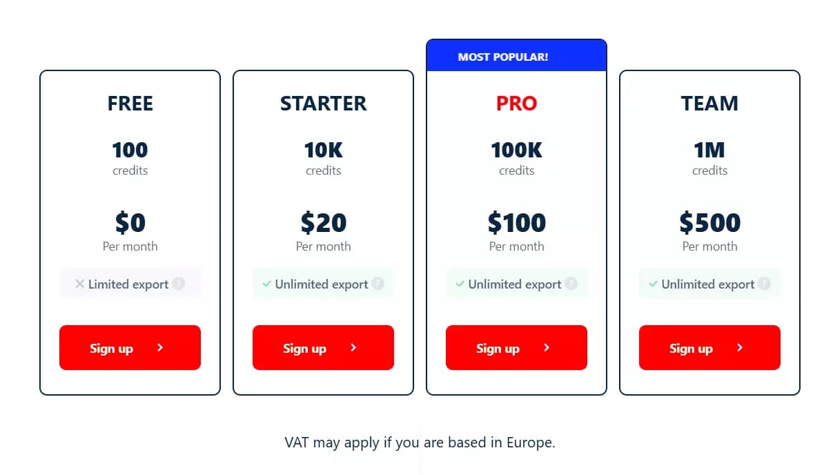 Update #1 – Pricing adjustment and simplification 💰