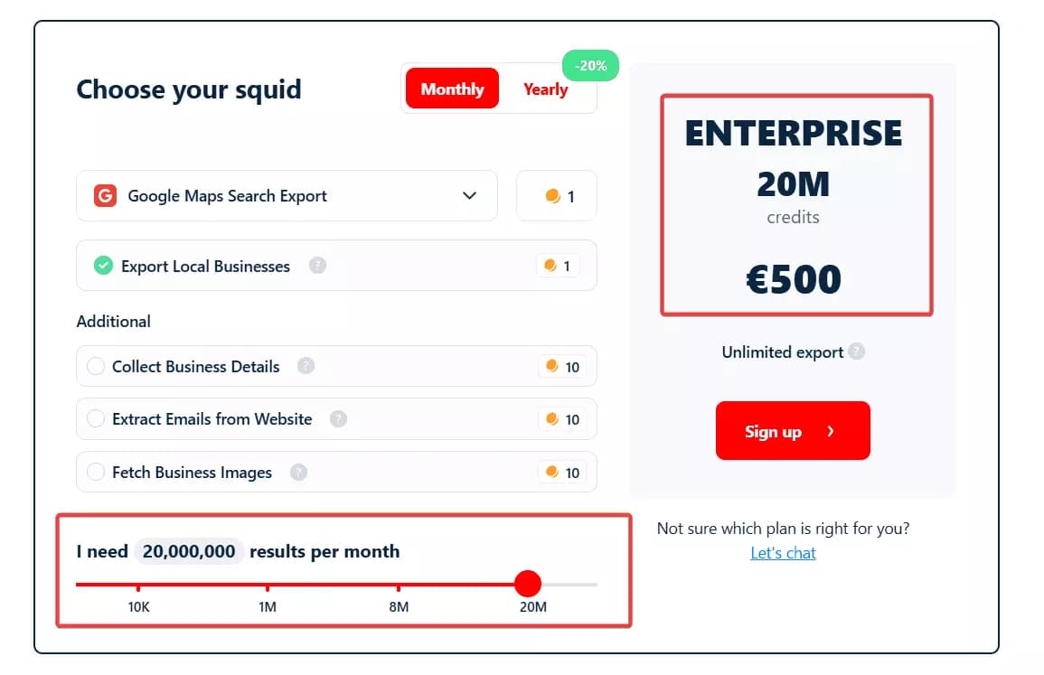 Best Phantombuster alternatives for web scraping - Pricing image14