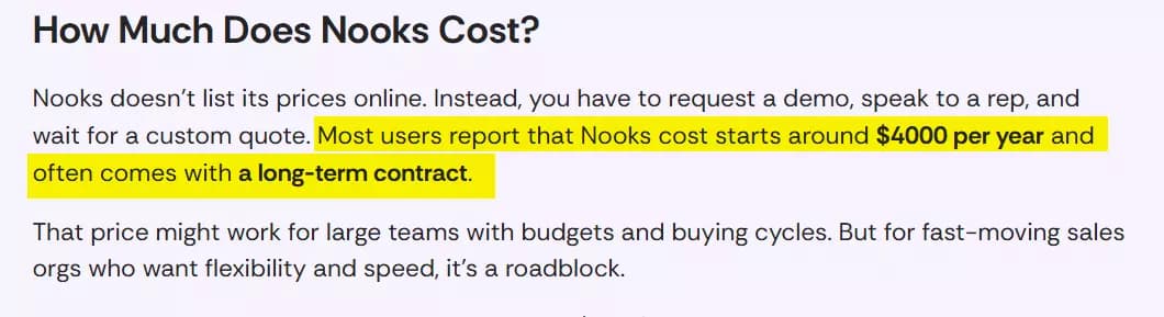 3 Dialers for cold calling that didn’t make it to the final list - How much does it cost? image52