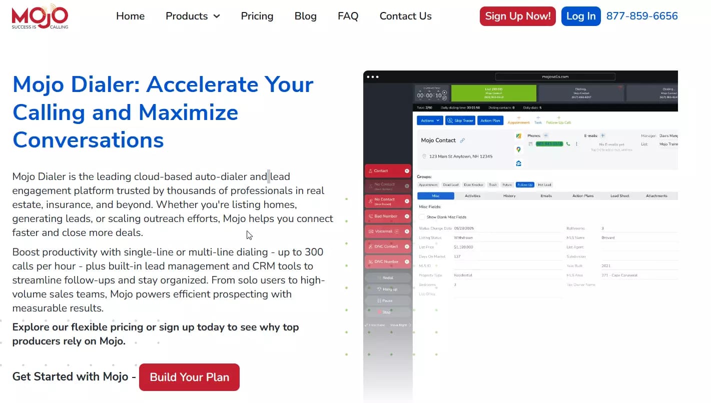 3 Dialers for cold calling that didn’t make it to the final list - 7. Mojo