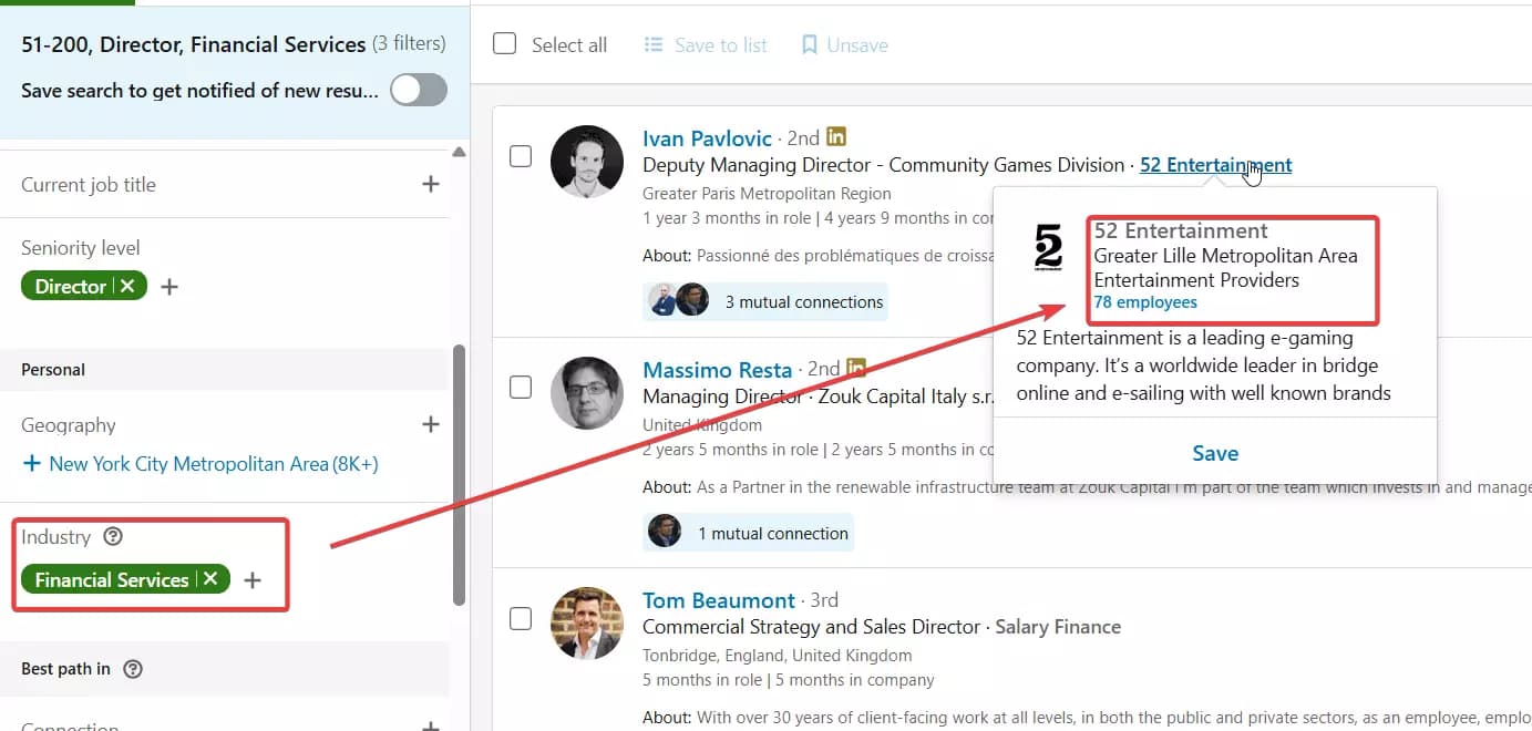 Update #2 – We Added Filter Matching to Sales Navigator Leads Scraper image3