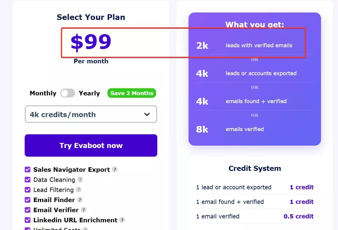 Niche Focused Lobstr.io alternatives - Pricing image55