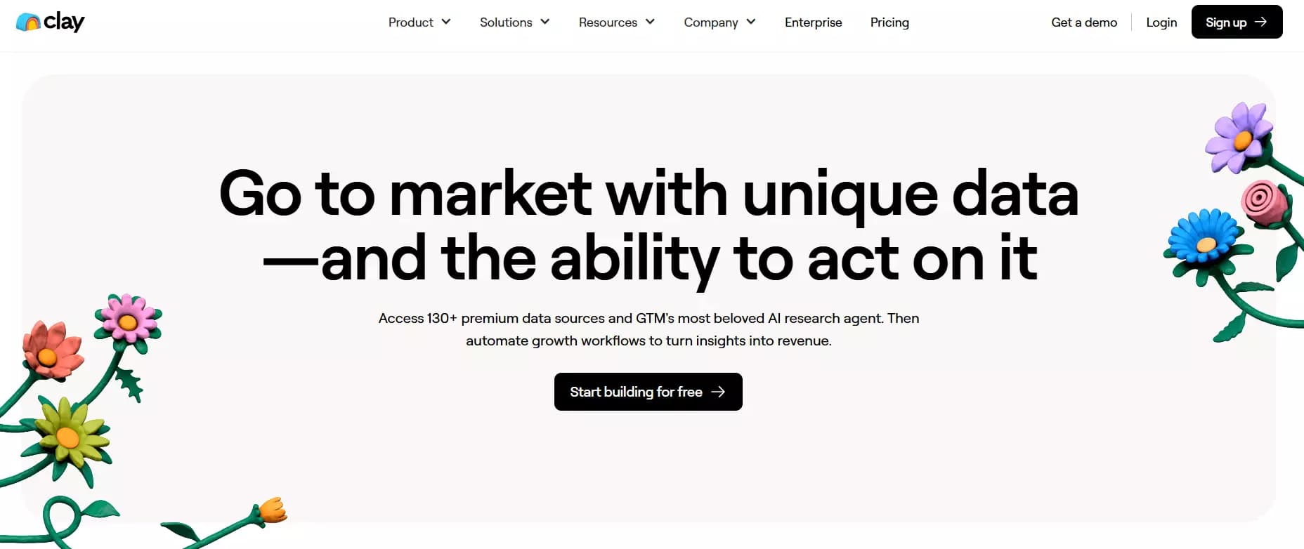 Top 10 B2B data providers - 2. Clay