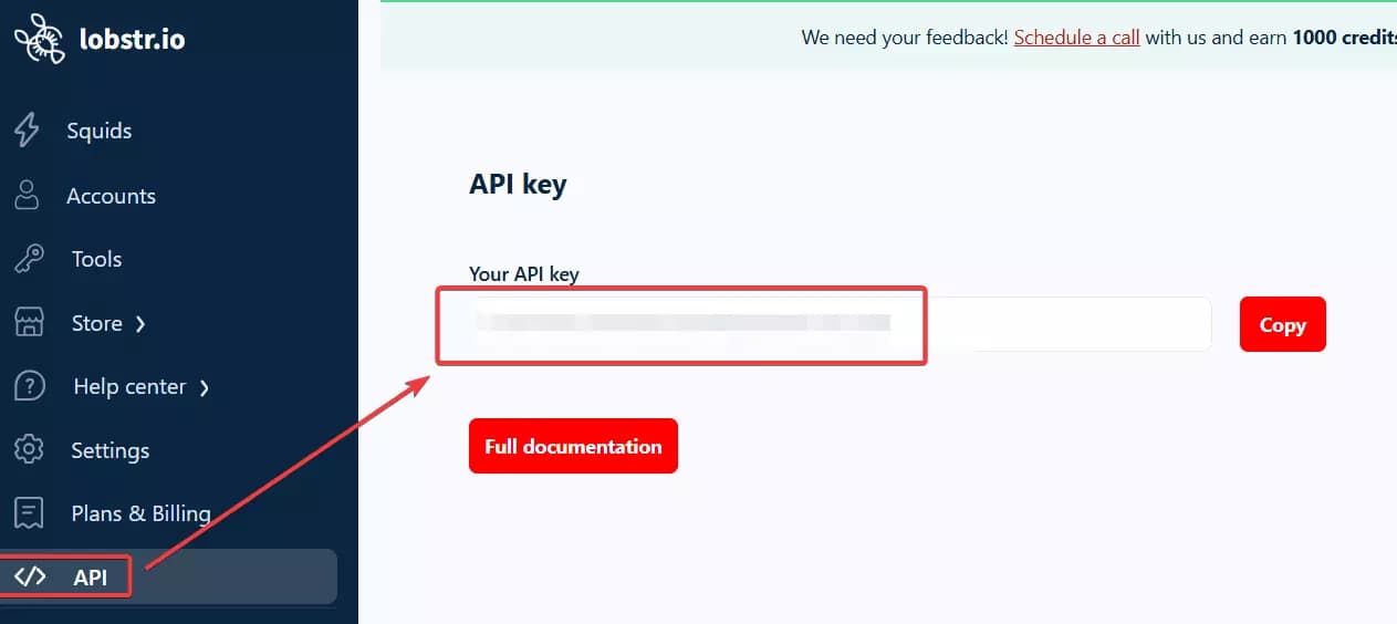 How to scrape LinkedIn profiles with Python using Lobstr.io’s API [Step by step tutorial] - Step 1: Authentication