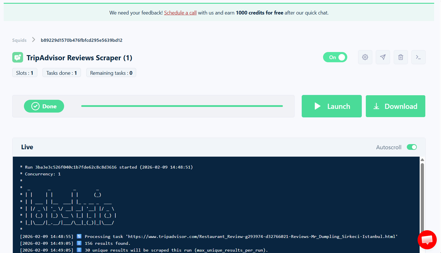 How to scrape TripAdvisor reviews using Lobstr.io [Step by Step Guide] - Step 5: Enjoy image19