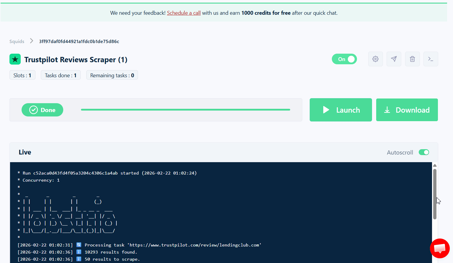How to scrape Trustpilot reviews using Lobstr.io [Step by Step Guide] - Step 5: Enjoy image20