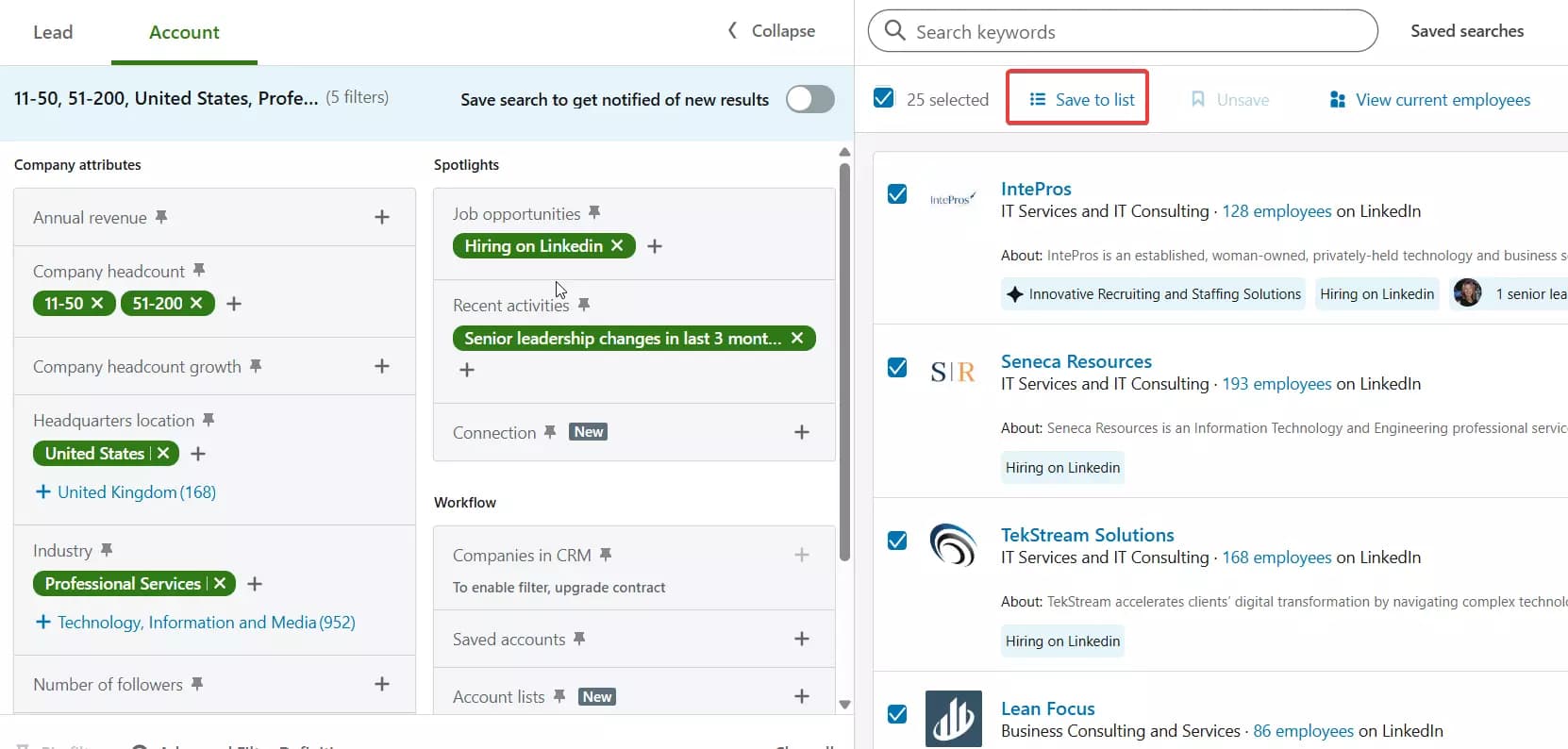 How to export Leads from Sales Navigator accounts? image26