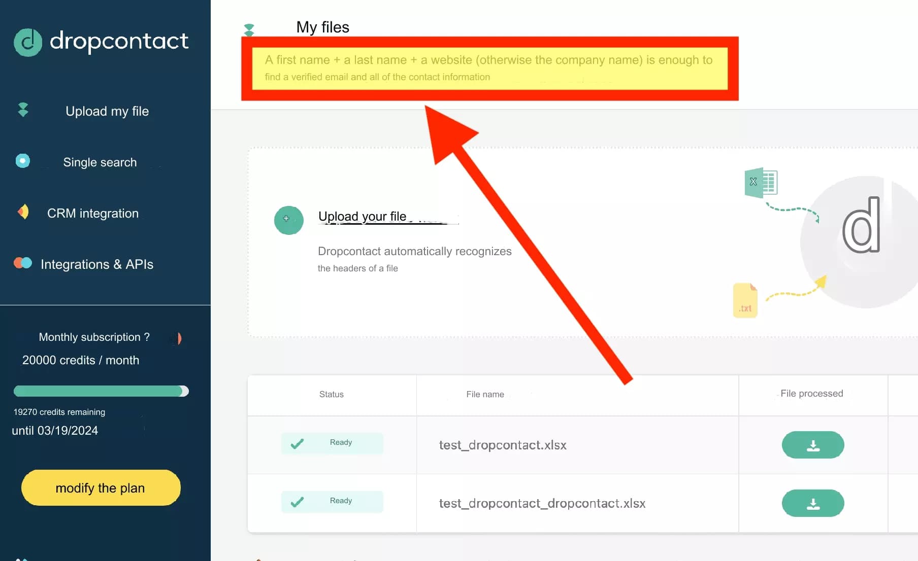 dropcontact needs company name to find email address - image19.png